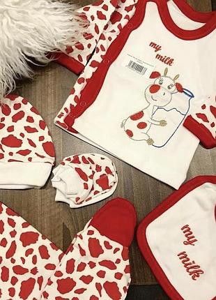 Комплект «my milk»5в1 р. 62(0-3м)