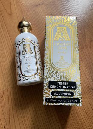 Жіночі парфуми attar crystal collection love 100 ml tester.