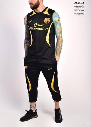 Мужской спортивный костюм майка+бриджи, р. l, xl