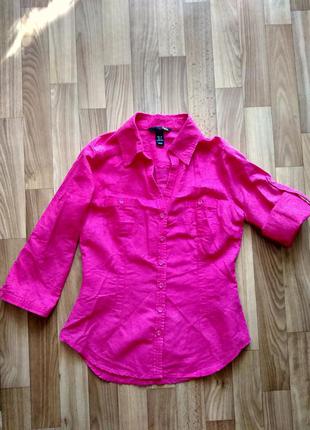 Сорочка, блуза льон1 фото