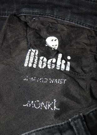 Темно серые джинсы monki slim mid waist 28 размер9 фото