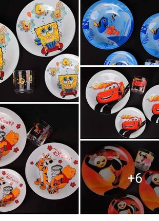 Набор детской посуды 4 предмета1 фото