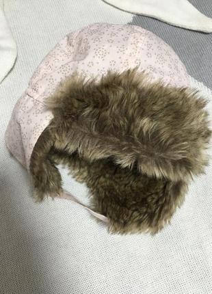 Шапка пуховик h&m