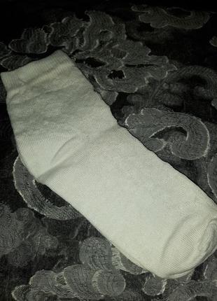 Нові білі бавовняні дитячі шкарпетки1 фото