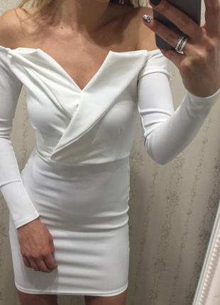 Коротке плаття, айворі3 фото