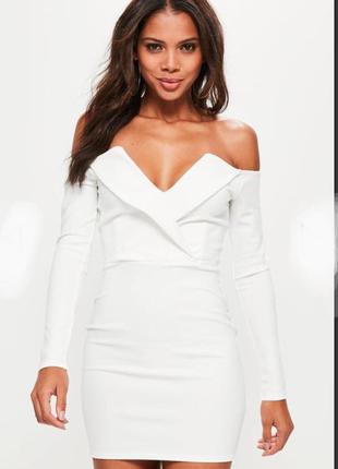 Короткое платье, айвори