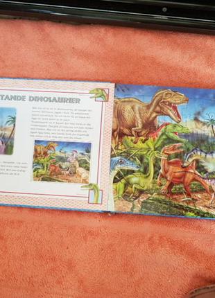 Книга пазл динозавров 3