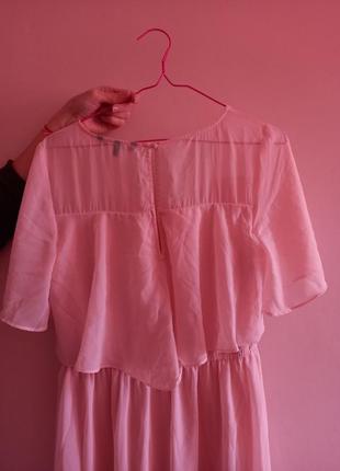 Нежно-розовое платье vero moda2 фото