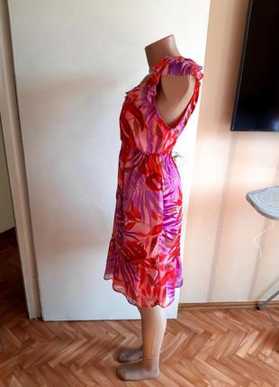 Трендовое шифоновое платье на подкладе3 фото