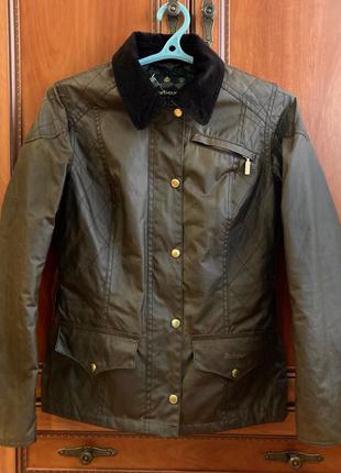 Куртка barbour wax jacket women жакет/куртка/стеган