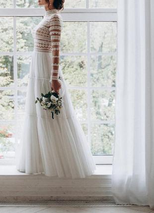 Платье свадебное. индивидуальный заказ в салоне г. киев.