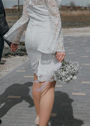 Шикарное платье для росписи, свадьбы, фотосессии