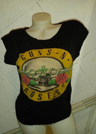 Футболка guns&roses мерч