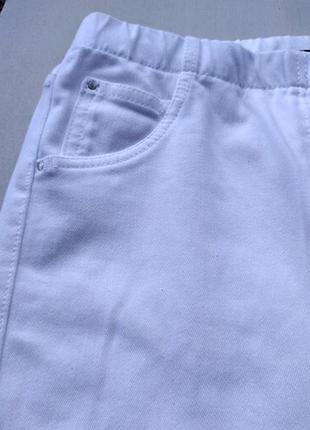 Белые брюки, джинсы 5