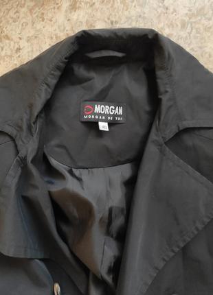 Стильный осенний плащ с черепаховыми пуговицами morgan