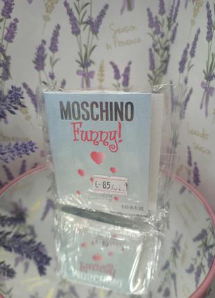 Туалетна вода moschino funny edt spray, пробник, 1 мл.