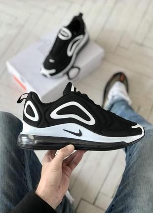 Nike air max 720 кроссовки найк черные 720 в черном цвете