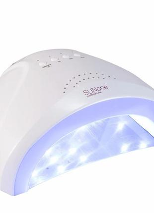 Акція! мощная uv+led лампа sun one .48 ватт/ c блоком питания2 фото