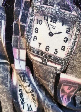 Кофта трикотажна у принт годинник imagini з віскози кардиган на гудзиках4 фото