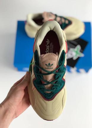 Adidas ozweego green bordo кроссовки адидас озвего в бежевом цвете7 фото