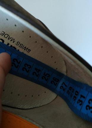 Кожаные женские туфли швейцария 40 р на широкую ножку8 фото
