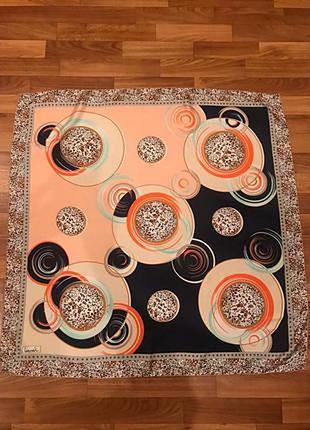 Платок, принт горошек,анималистический