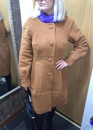 Коричневе пальто ,зимове пальто,класичне пальто2 фото