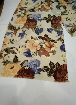 Javana шелковый шарф шов роуль