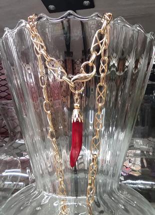 Цепь с подвесками, позолоченная цепь, цепочка на шею