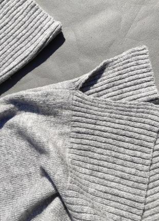 Новый оверсайз свитер со спущеным плечом размер uk 12-145 фото