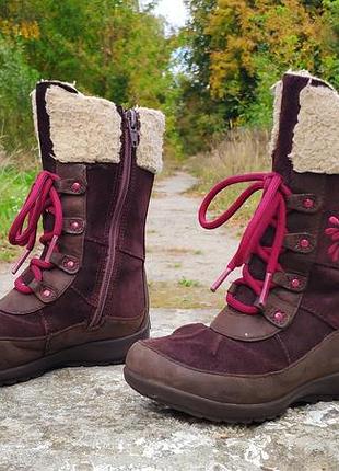 Дитячі замшеві черевики, ботінки clarks gore-tex