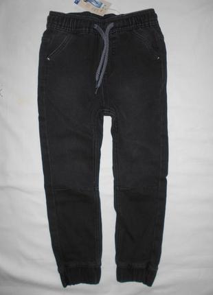 Трикотажные джинсы-джоггеры lupilu р. 110,116. германия.8 фото