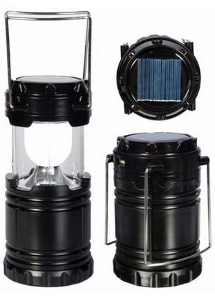 Туристический фонарь-лампа на солнечной батарее camping g85