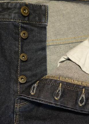 Прямые резаные темно-синие джинсы next slim англия 30 r..4 фото