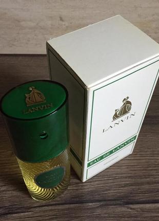 Eau de lanvin винтаж