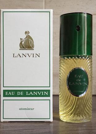 Eau de lanvin винтаж