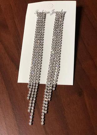 Шикарные длинные серьги🔥🔥🔥 6