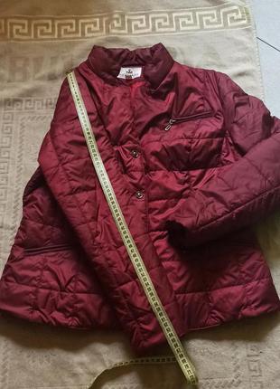 Женская куртка демисезон бордового цвета, размер  украинский 487 фото
