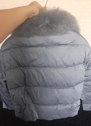 Курточка с натуральным мехом2 фото