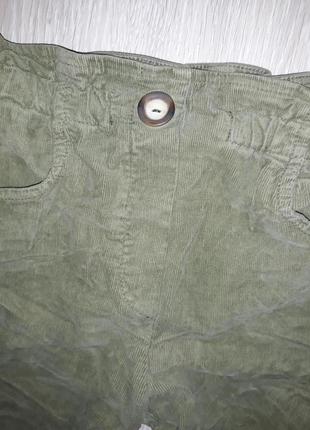 Вельветовые брюки с эластичным поясом zara на 13-14 лет5 фото