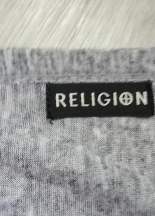 Серый шарф хомут палантин religion3 фото