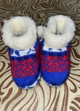 Тёплые пинетки