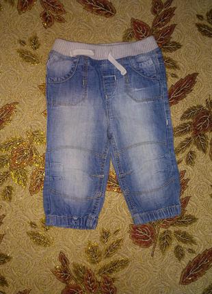 Модные джинсы f&f с манжетами внизу1 фото