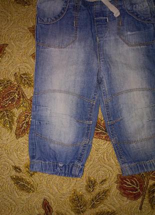 Модные джинсы f&f с манжетами внизу3 фото