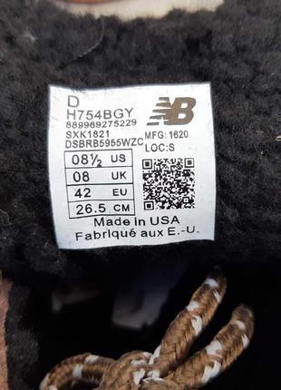 Кроссовки мужские new balance 754 (зима, с мехом)8 фото