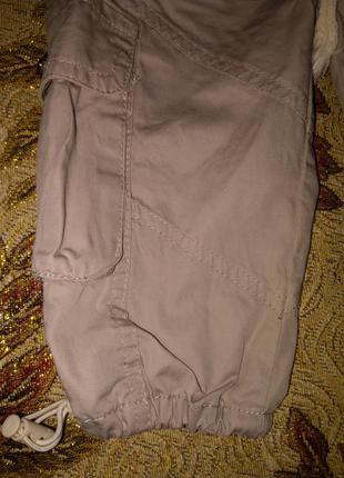 Круті штани штани плащівка з металевою фурнітурою і кишенями4 фото