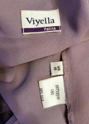 Шелковая блуза топ viyella шёлк натуральный вискоза набивной бархат цветы майка топ7 фото