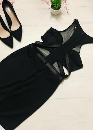 Платье модное коктейльное цепочка нарядное bershka