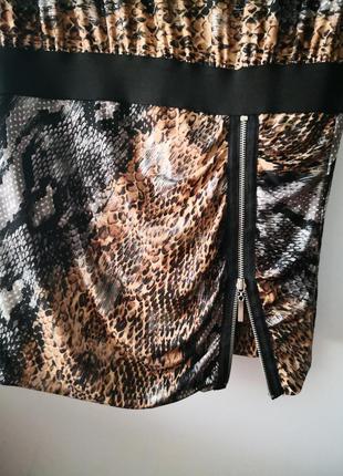 Платье-туника в леопардовый принт3 фото