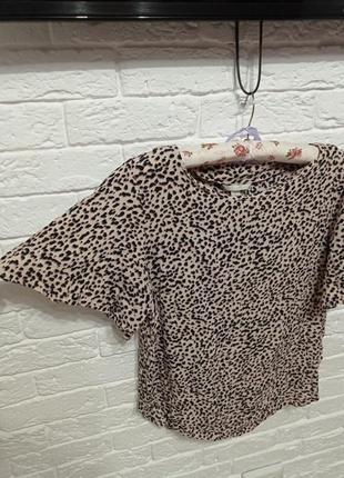 Блуза блузка леопардовий принт